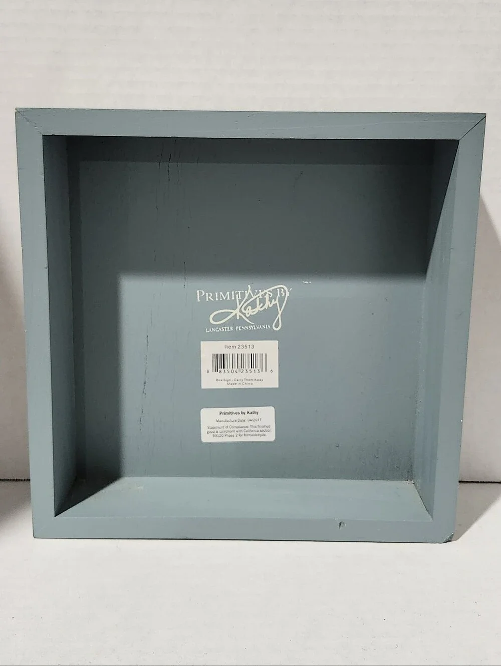 Primitives By Kathy Coastal Blue Wooden Sign
